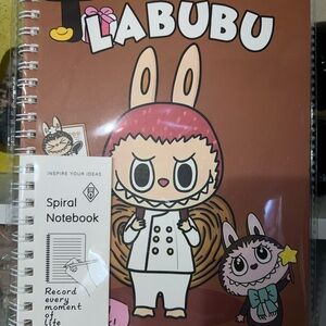 Labubu Spiral Notebook with other Labubu Characters